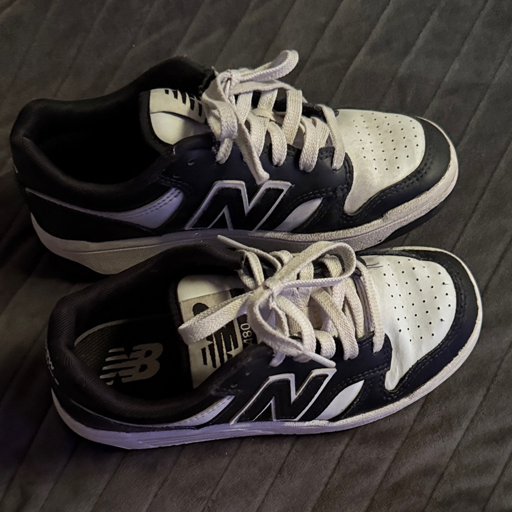 New Balance 480 sneakers black and white